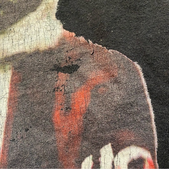 Men’s Michael Meyers Santa Ho Ho Ho black graphic T shirt Gildan sz XL - Picture 4 of 11